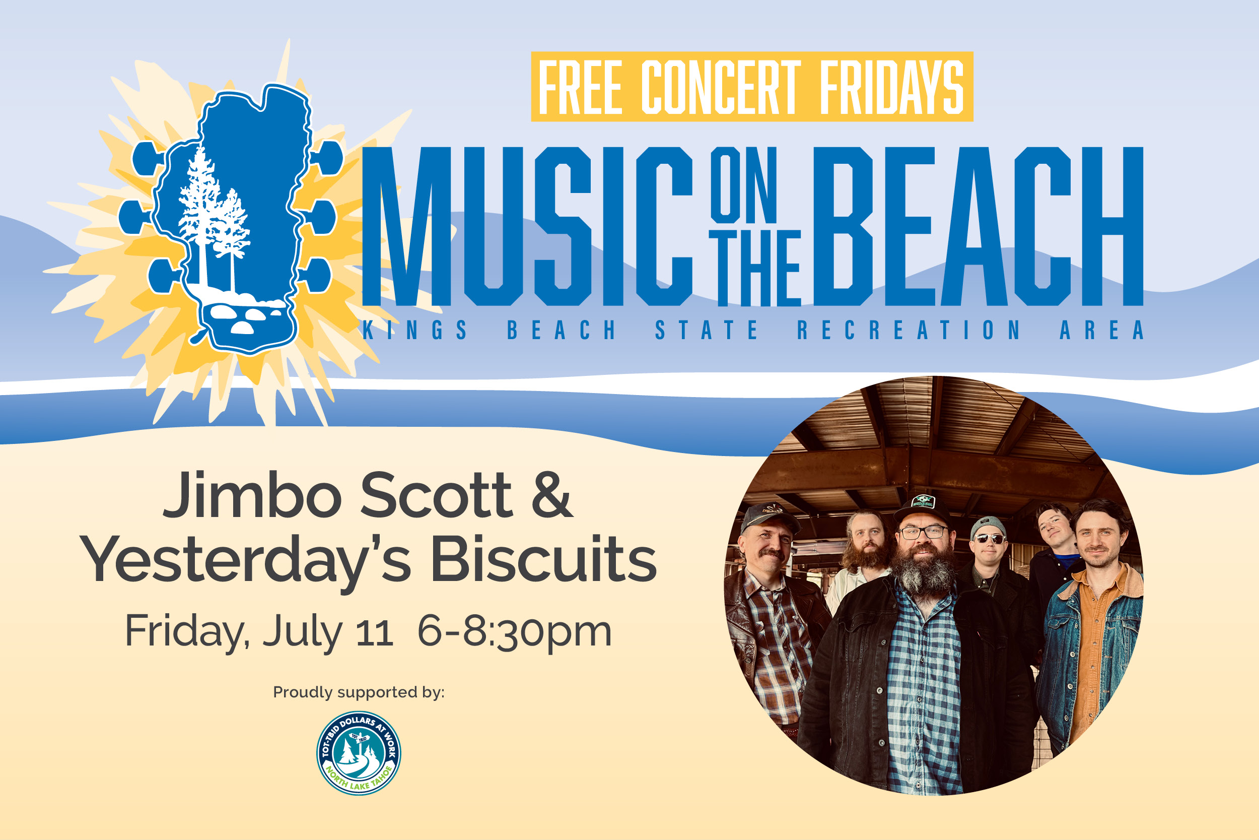 Featured Image for Jimbo Scott & Yesterday's Biscuits - Music on the Beach