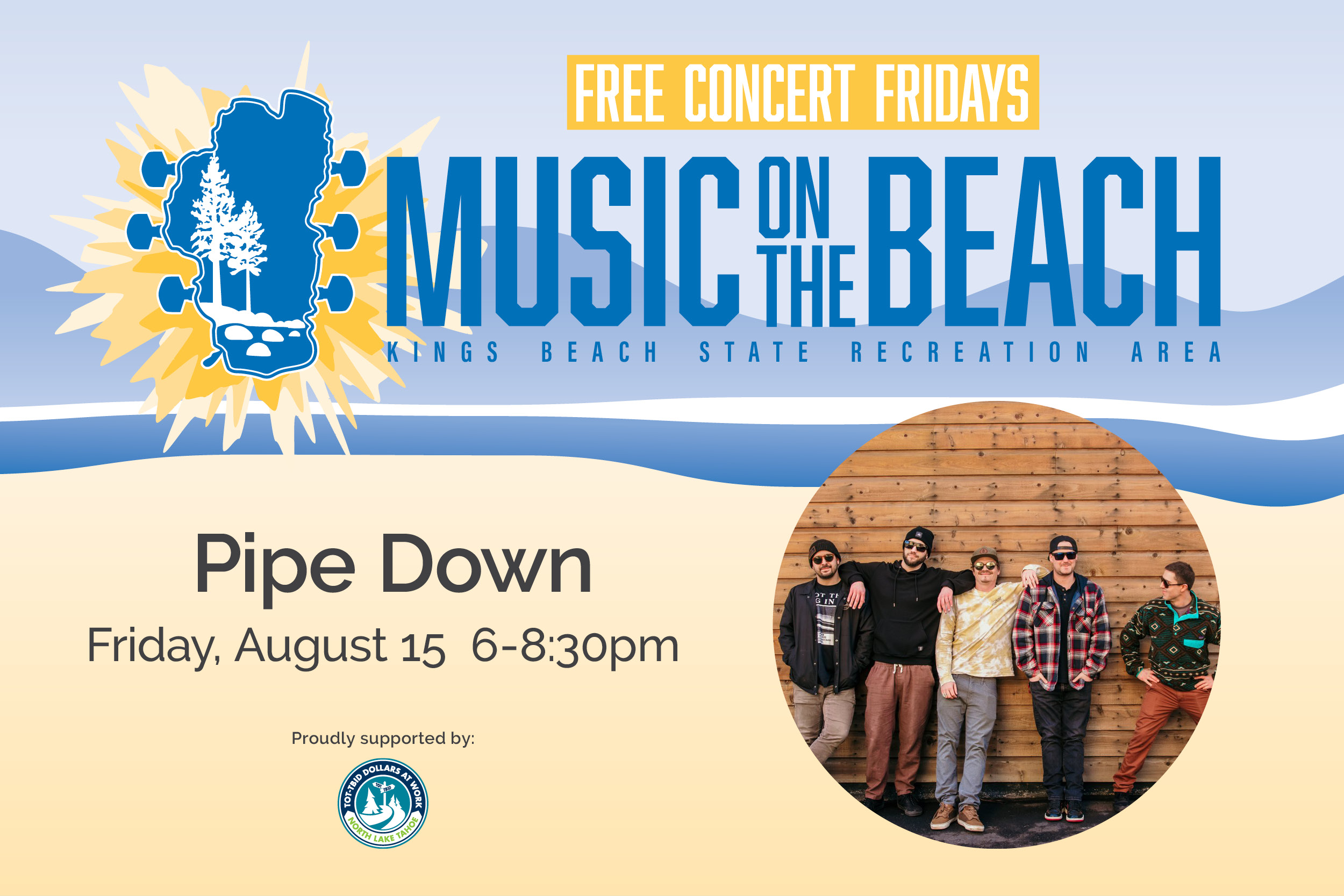 Featured Image for Pipe Down - Music on the Beach