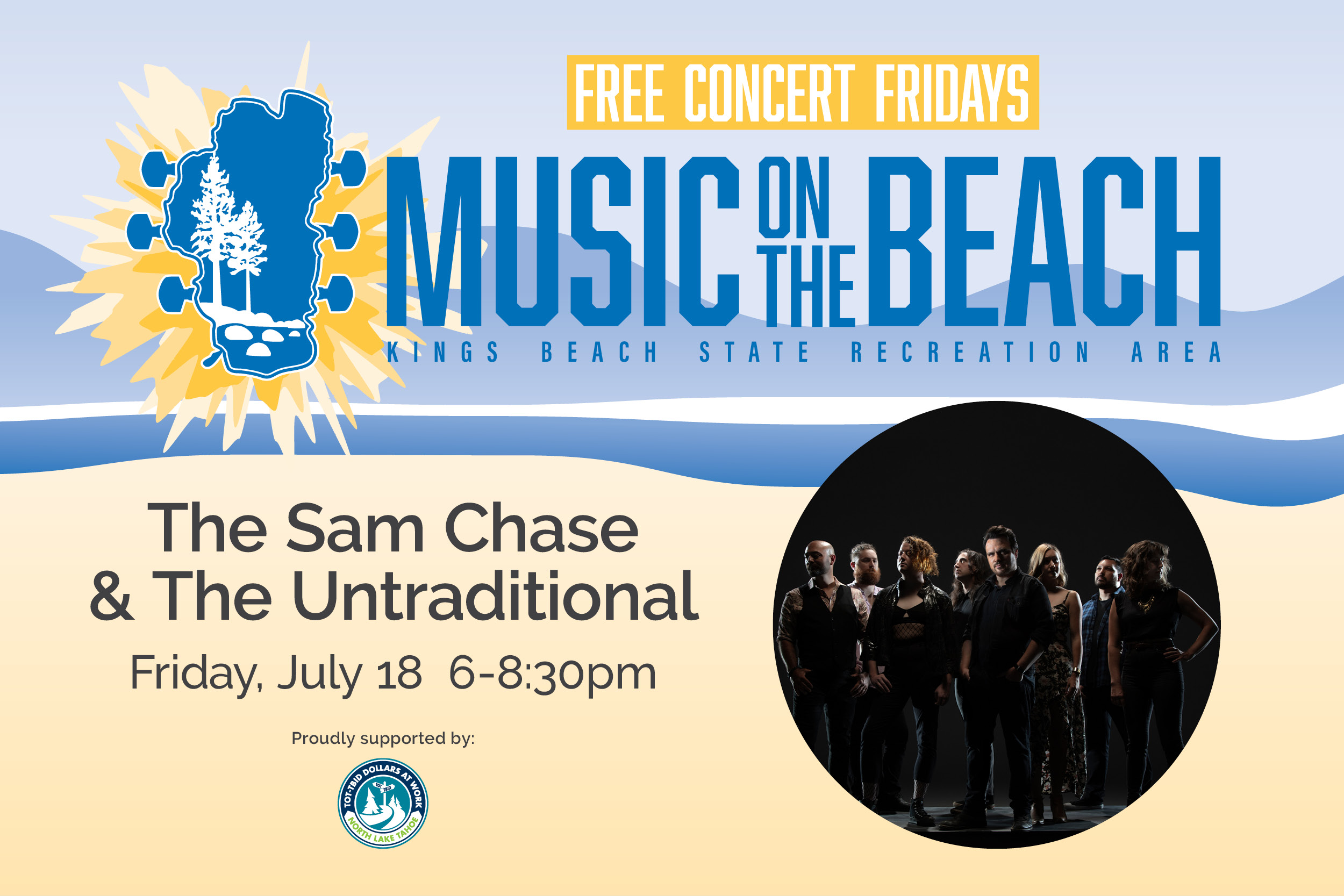 Featured Image for The Sam Chase & The Untraditional - Music on the Beach