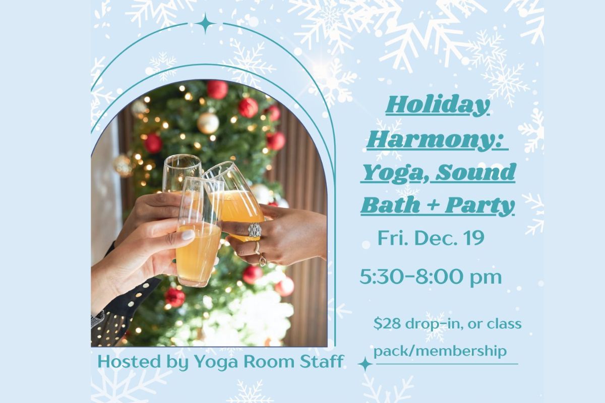 Featured Image for Holiday Harmony: Yoga, Sound Bath + Party