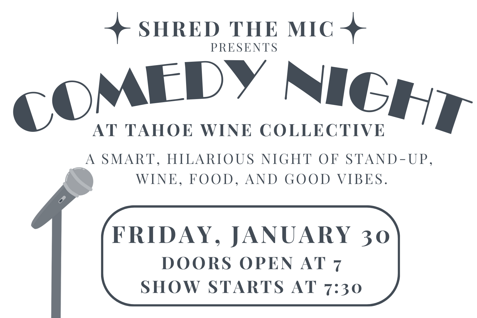 Featured Image for Shred the Mic Comedy Night