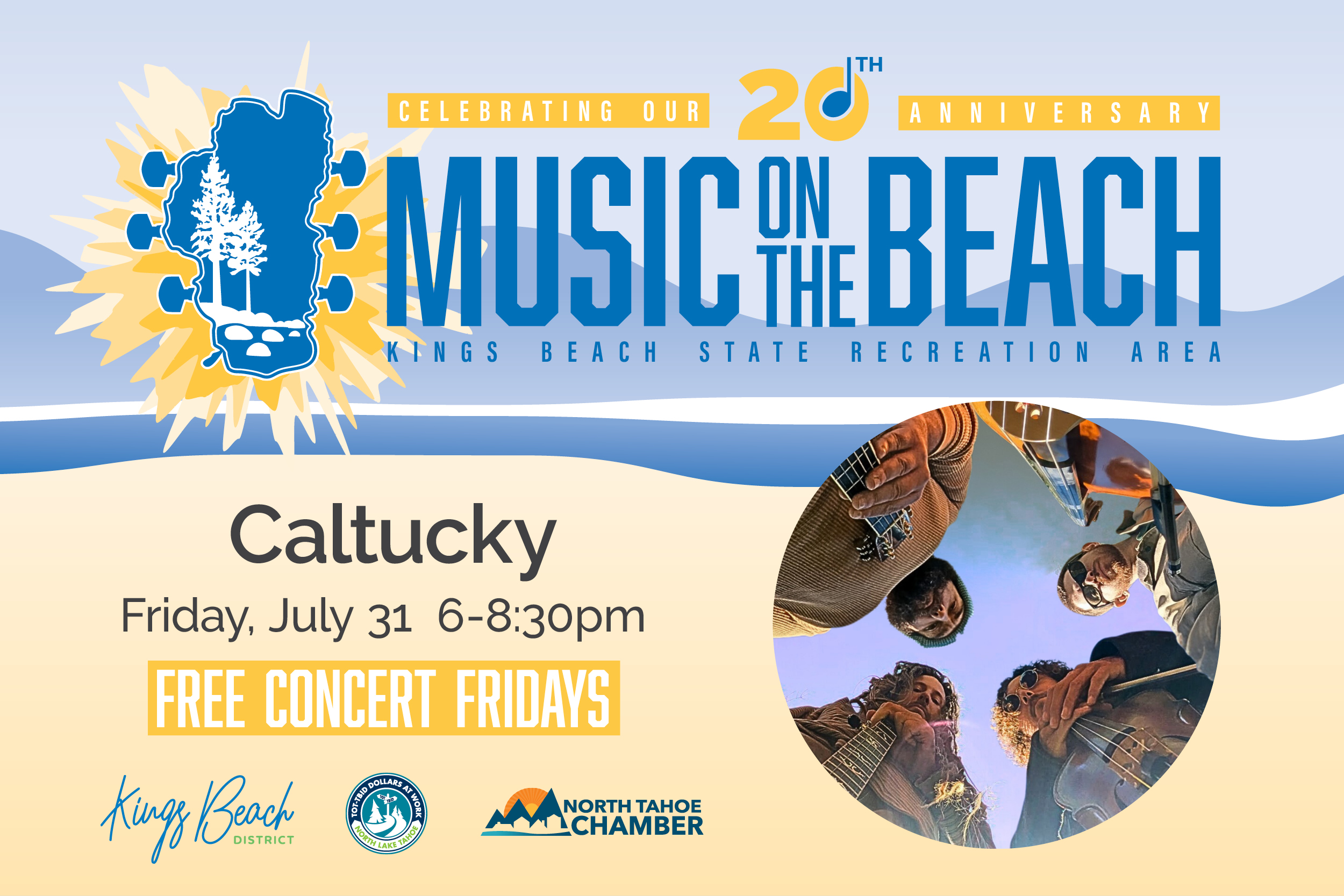 Featured Image for Caltucky - Music on the Beach