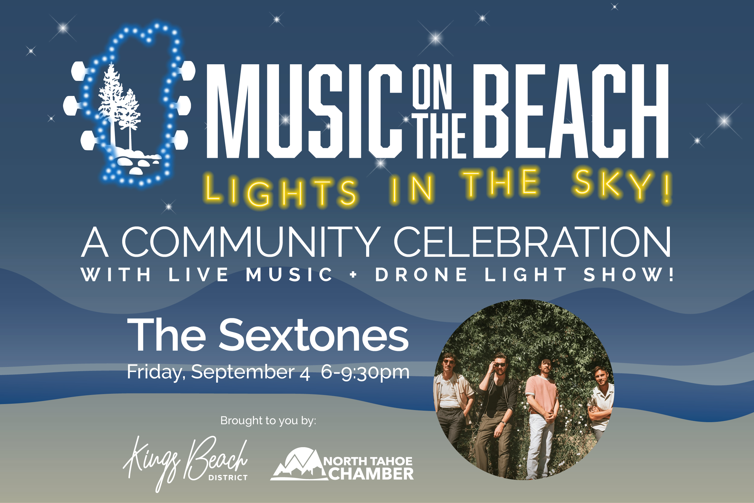 Featured Image for Music on the Beach, Lights in the Sky